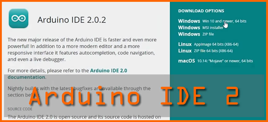 instlar arduino ide 2.0